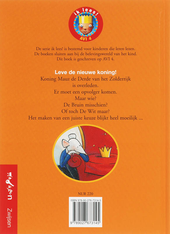 Achterkant van Leve de nieuwe koning!