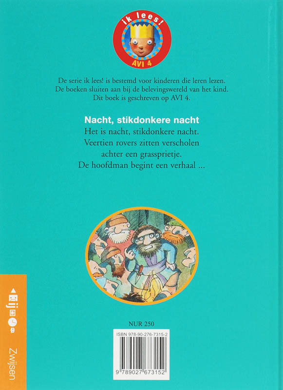 Achterkant van Nacht, stikdonkere nacht