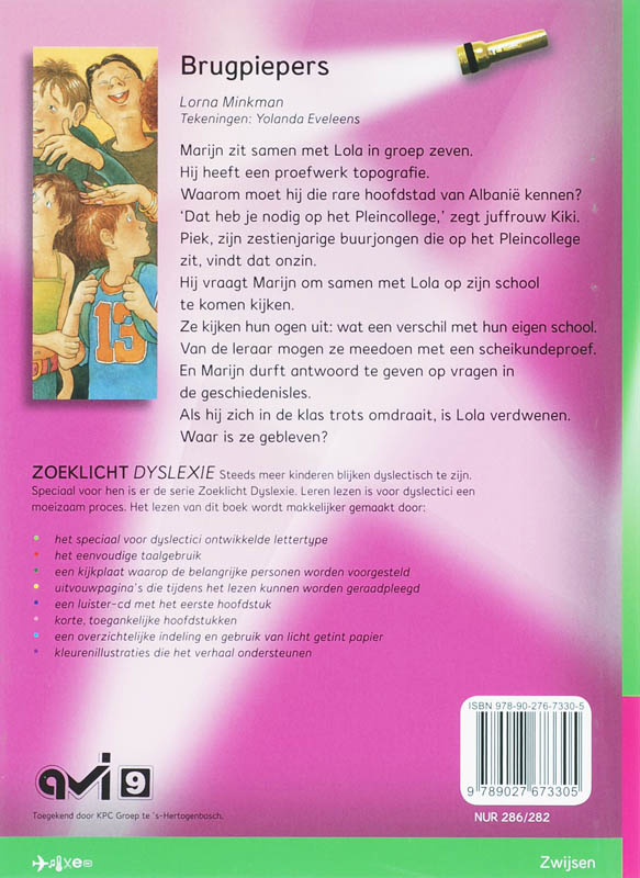 Achterkant van Brugpiepers!
