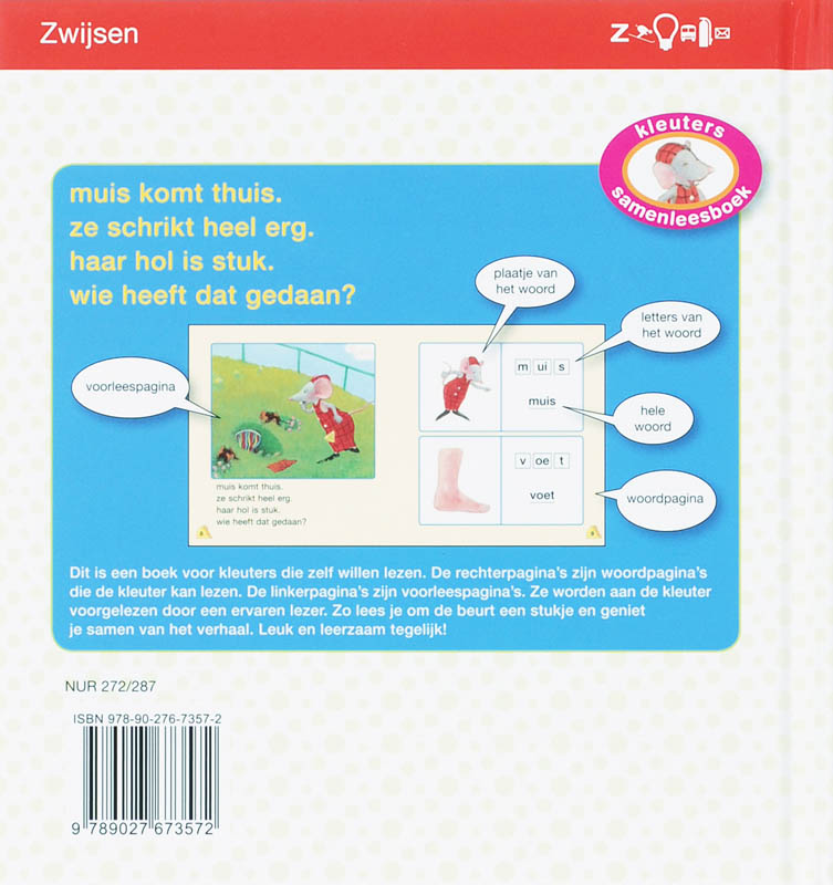 Achterkant van Het boek van muis