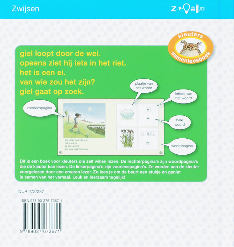 Achterkant van Het boek van ei