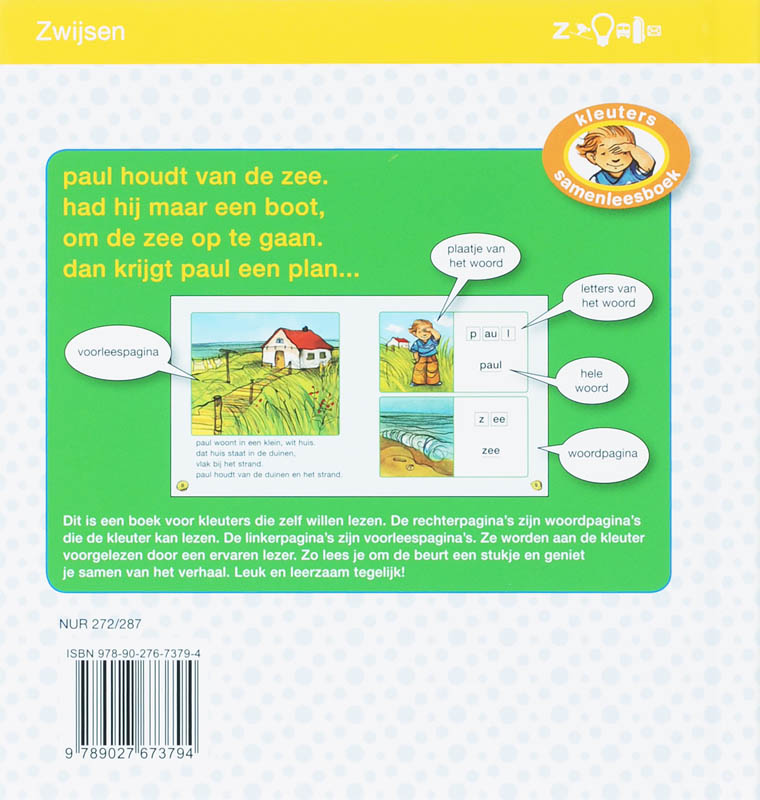 Achterkant van Het boek van Paul