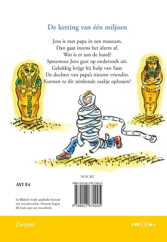 Achterkant van De ketting van één miljoen