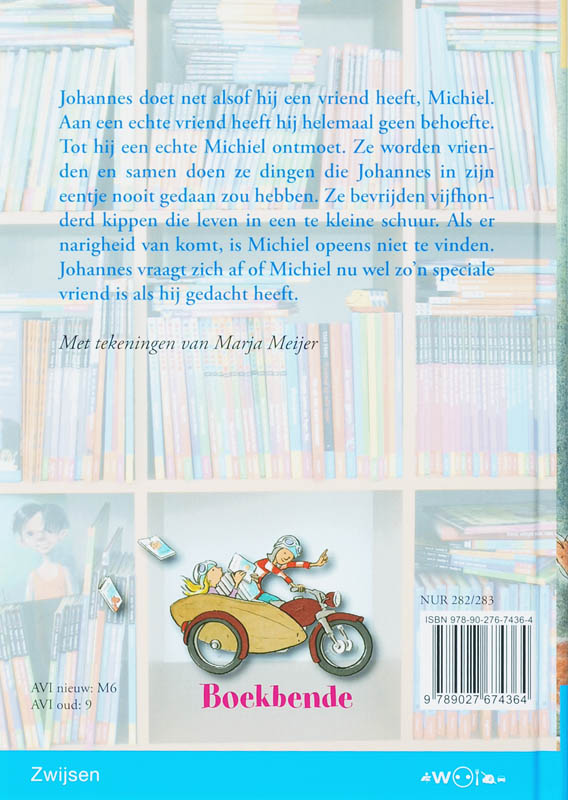 Achterkant van Kippenvriend