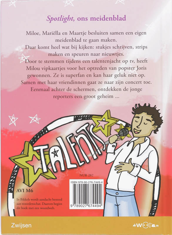 Achterkant van Spotligt, ons Meidenblad