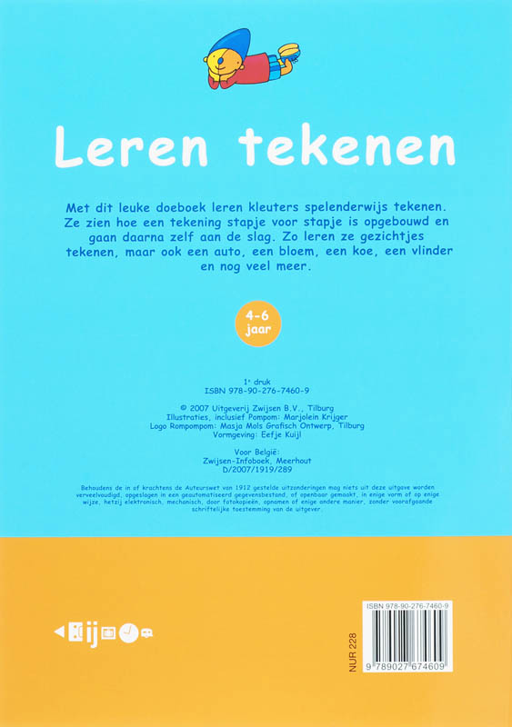 Achterkant van Leren tekenen
