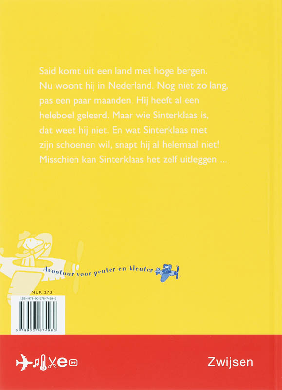 Achterkant van Schoenen voor Sinterklaas