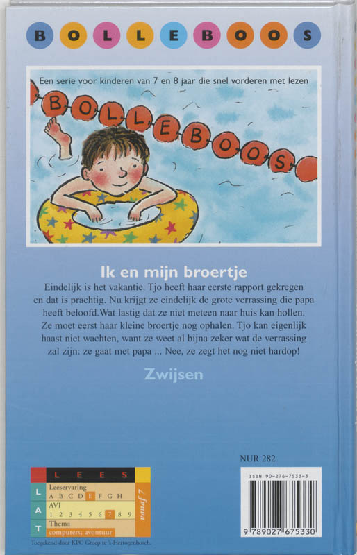 Achterkant van Ik en mijn broertje