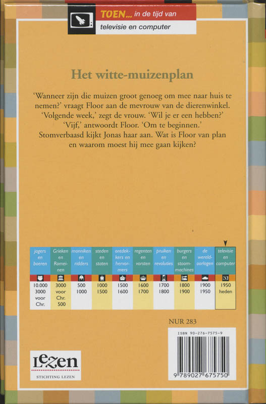 Achterkant van Het witte-muizenplan