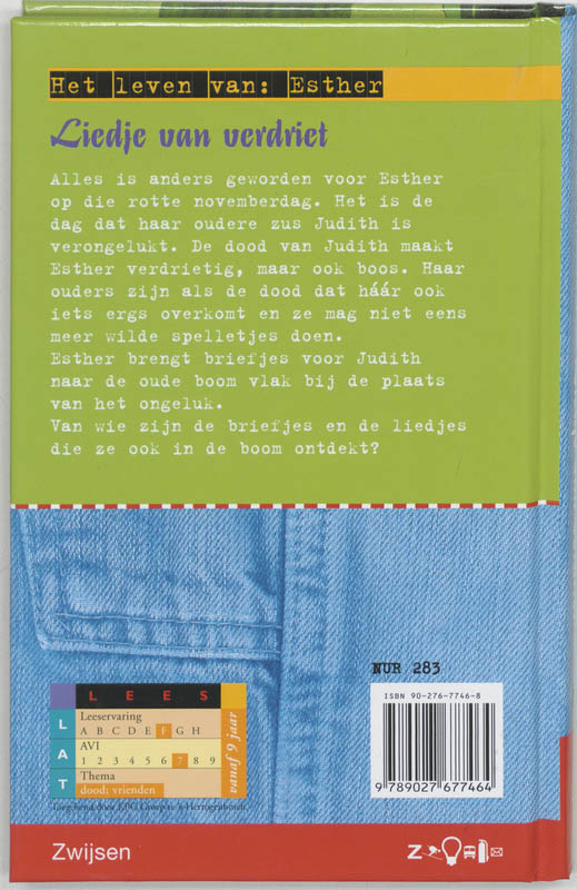 Achterkant van Liedje van verdriet