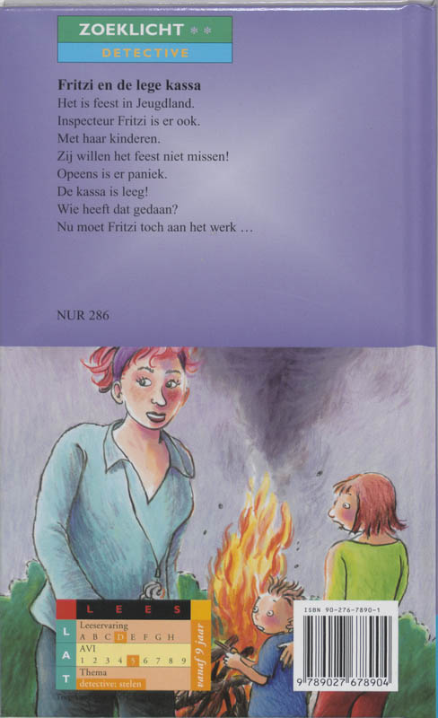 Achterkant van Fritzi en de lege kassa