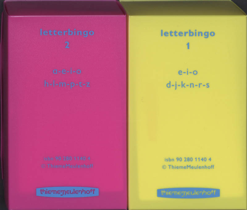 Achterkant van Letterbingo (set 6 spellen)