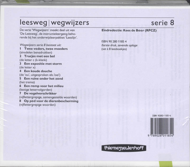 Achterkant van Leeswijzers