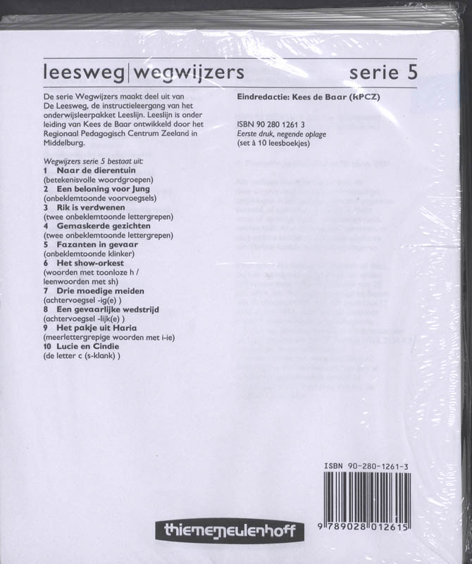 Achterkant van Wegwijzers