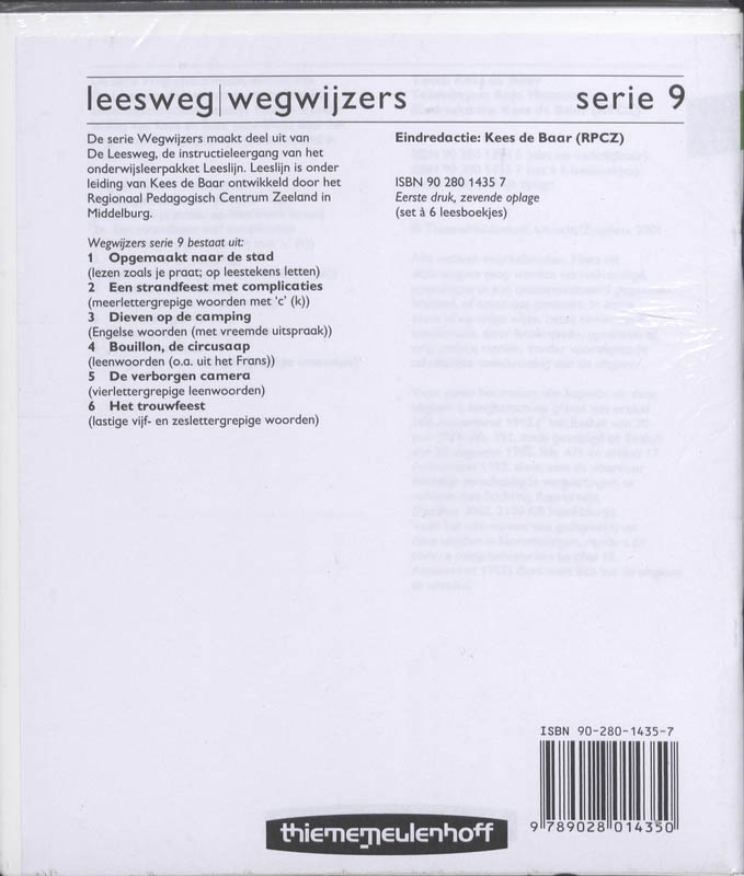 Achterkant van Wegwijzer