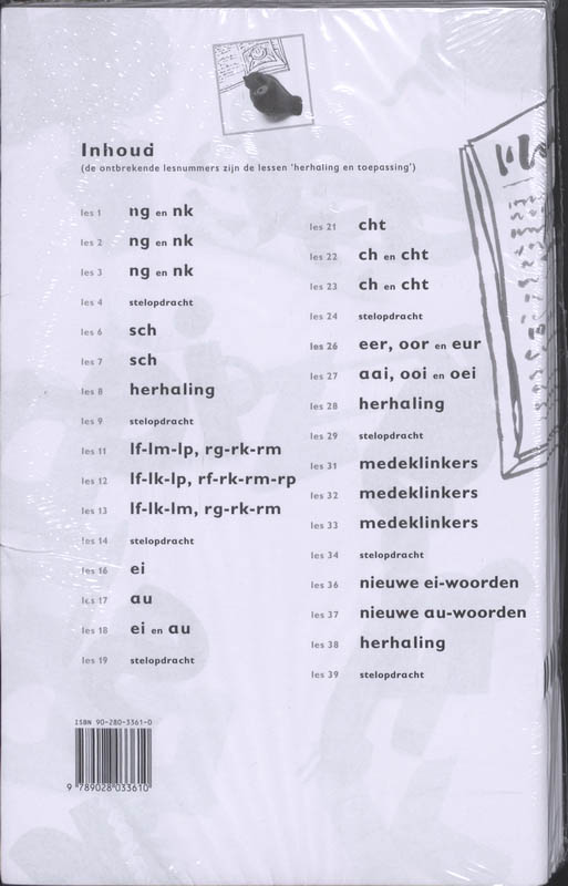 Achterkant van Bouwschrift