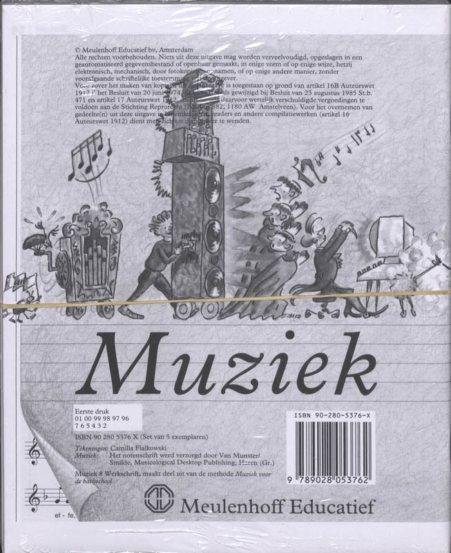 Achterkant van Werkschrift