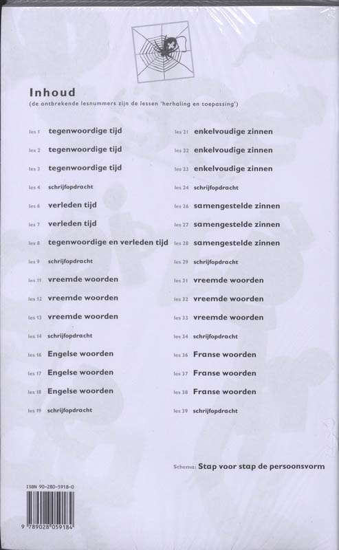 Achterkant van Bouwschrift