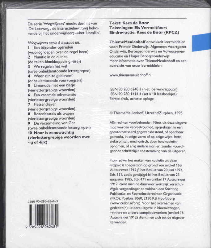 Achterkant van 6 10 noor is zenuwachtig