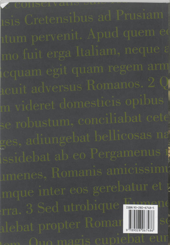Achterkant van Tekstboek