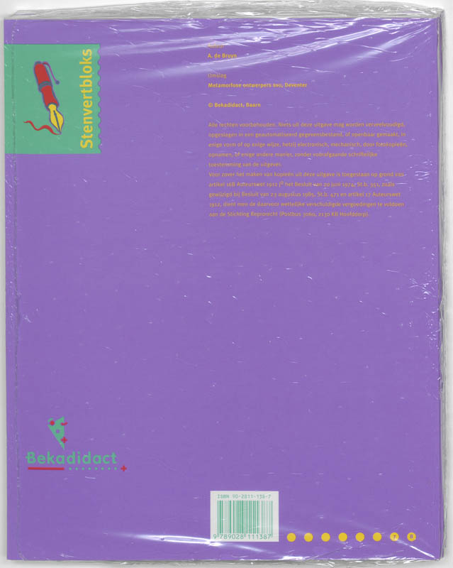 Achterkant van Breuken en procenten Groep 7/8 5 ex