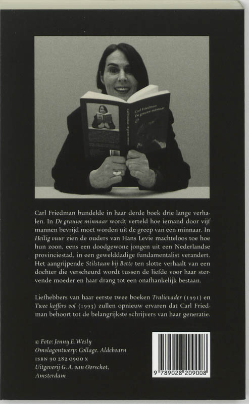Achterkant van De grauwe minnaar