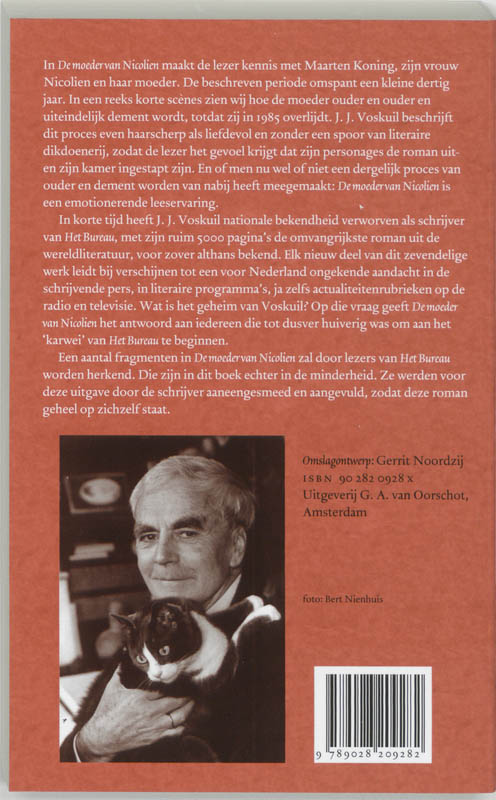 Achterkant van De moeder van Nicolien