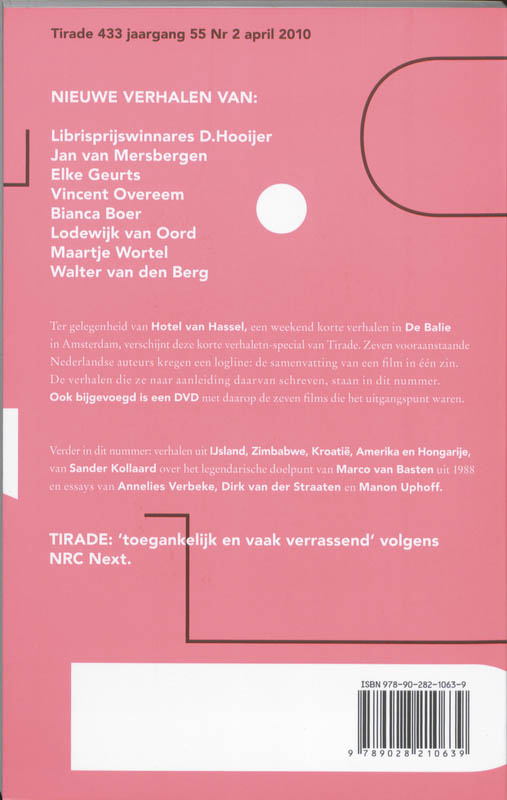 Achterkant van 433; Hotel van Hassel