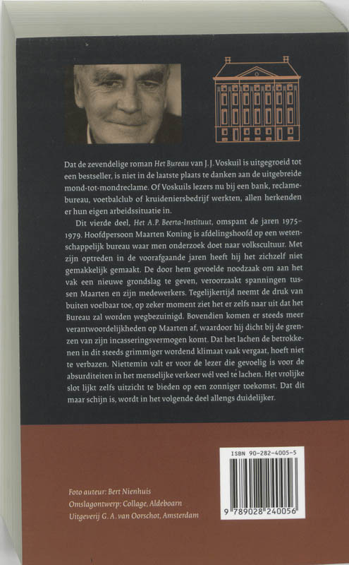 Achterkant van 4 Het A.P. Beerta-Instituut goedkope editie