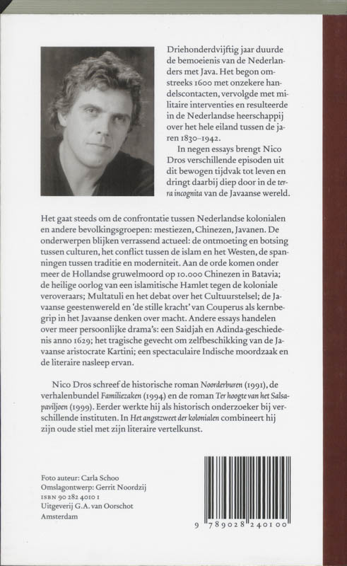 Achterkant van Het angstzweet der kolonialen