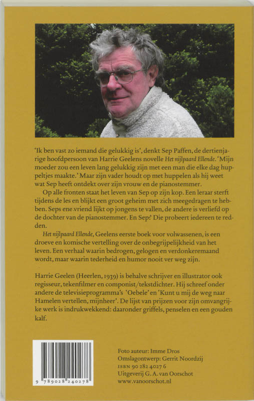 Achterkant van Het nijlpaard Ellende