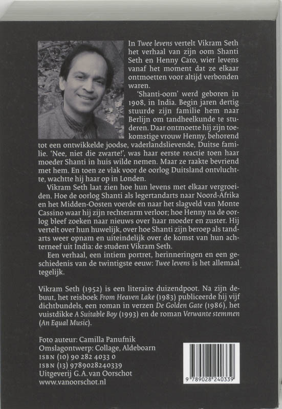 Achterkant van Twee levens