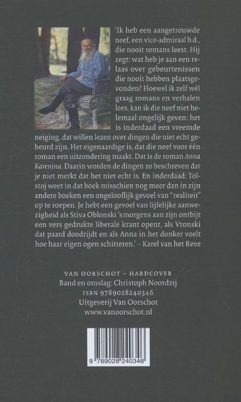 Achterkant van Anna Karenina