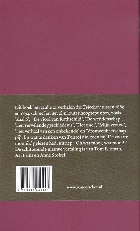 Achterkant van 4 Verhalen 1889-1894