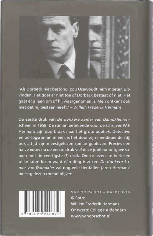 Achterkant van De donkere kamer van Damokles