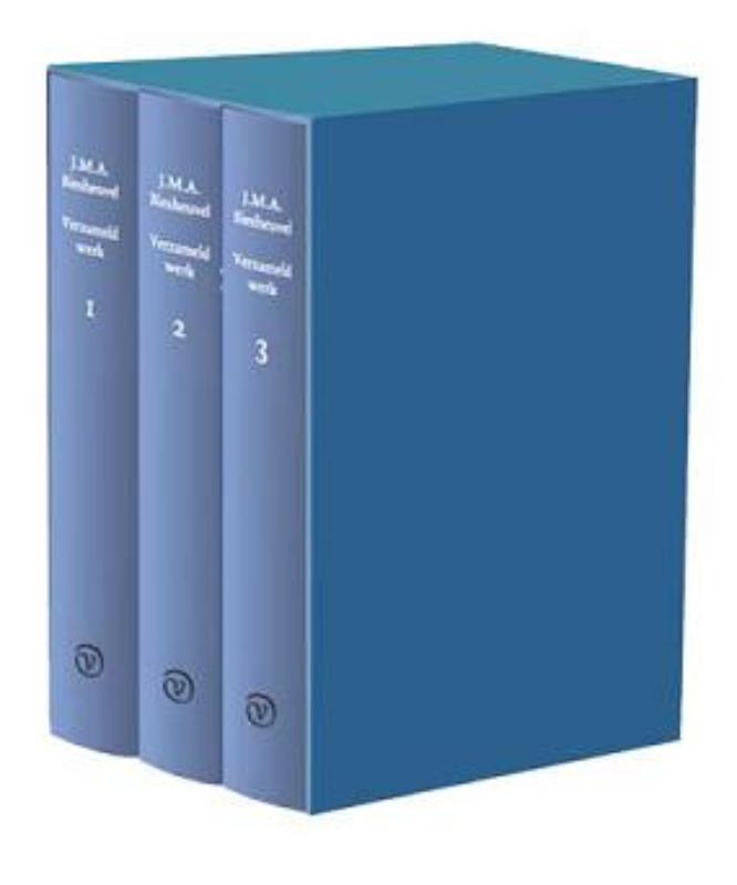 Achterkant van Verzameld werk set 3 dln