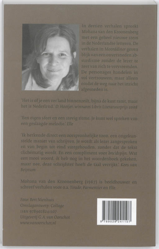 Achterkant van Moorddiner
