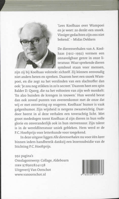 Achterkant van Alle dierenverhalen