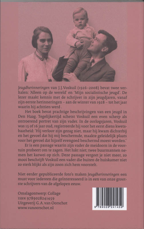 Achterkant van Jeugdherinneringen