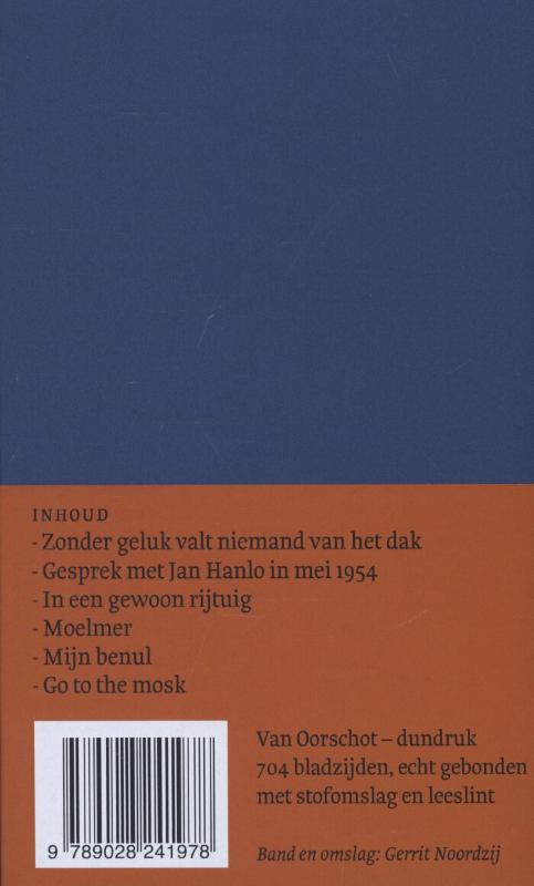 Achterkant van Verzameld proza