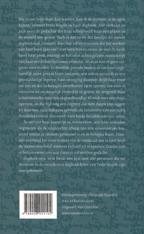 Achterkant van 10. 1974-1976