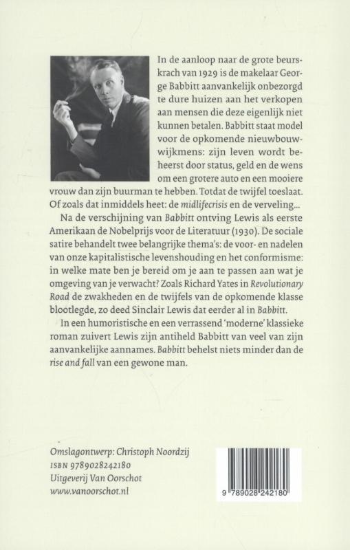 Achterkant van Babbitt