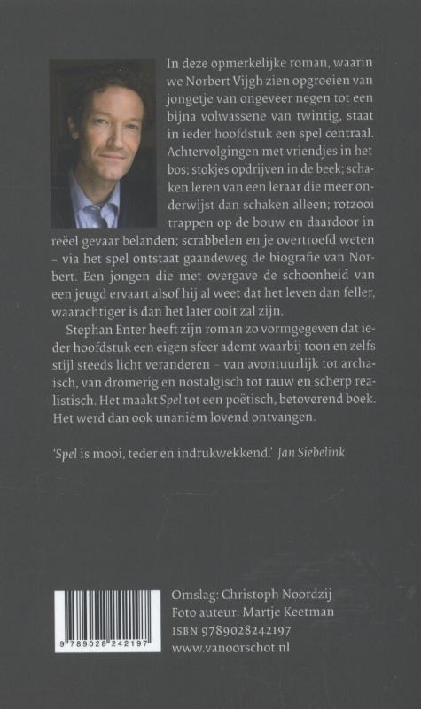 Achterkant van Spel