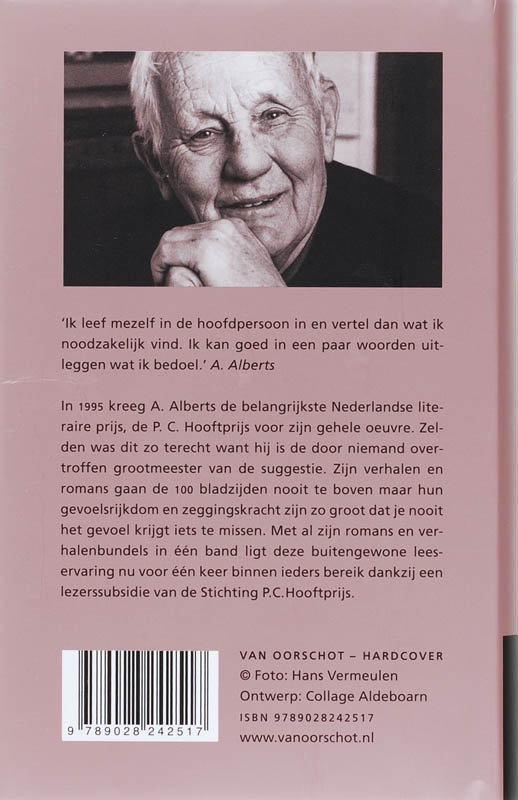 Achterkant van Romans en verhalen