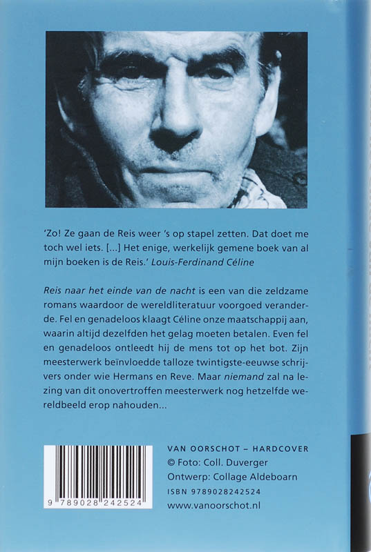 Achterkant van Reis naar het einde van de nacht
