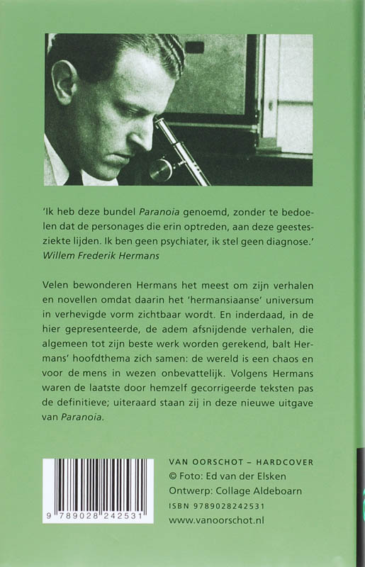 Achterkant van Paranoia