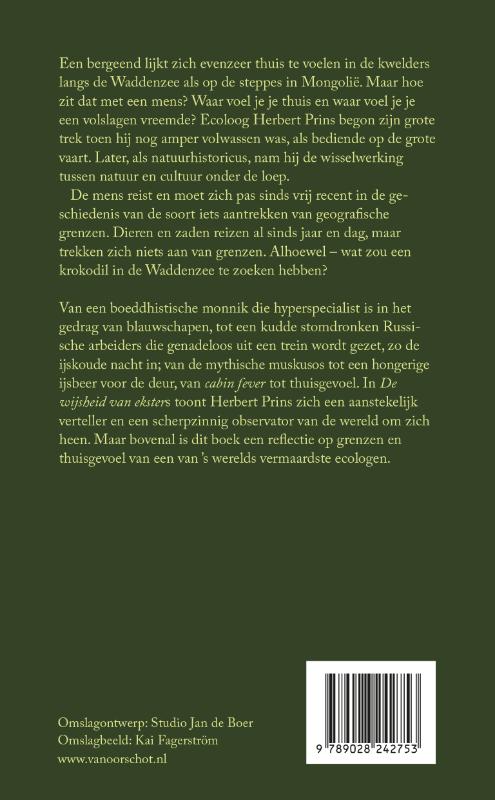 Achterkant van De wijsheid van eksters