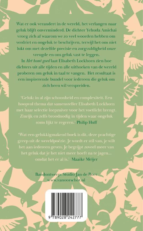 Achterkant van Het komt goed