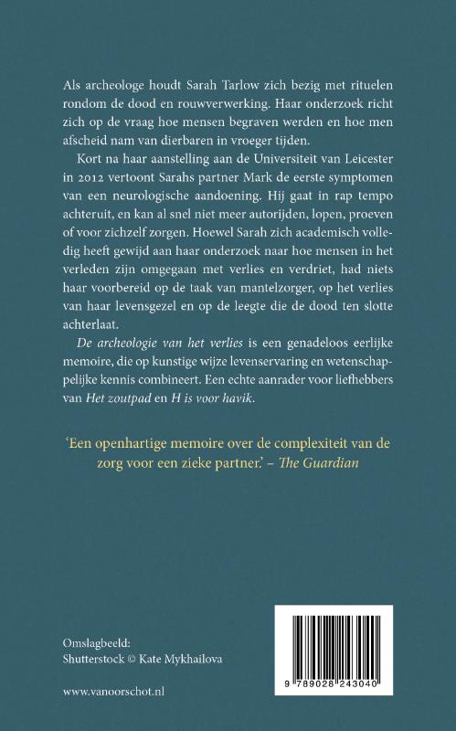 Achterkant van De archeologie van het verlies