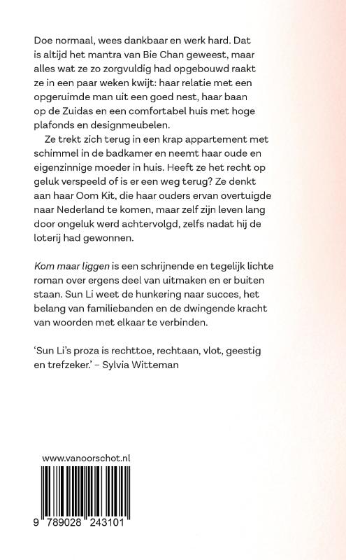 Achterkant van Kom maar liggen